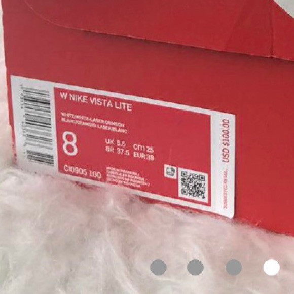 Nike Vista Lite (BRAND NEW), white womens size 8 - Picture 5 of 5